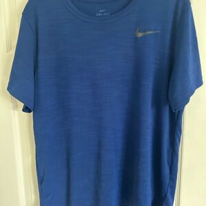 Nike Blue Dri-fit T-shirt Size Large